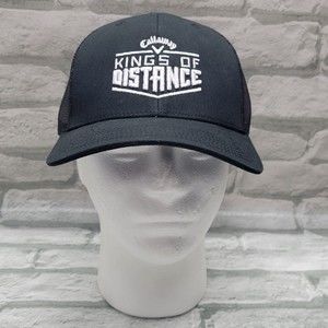 Callaway Golf Kings of Distance Snapback Mesh Trucker Hat Cap Black NEW